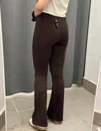 Leggings in lycra a campana con banda FGD MODA