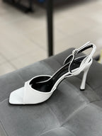 Décolleté sandalo con punta squadrata tacco 10cm M085 FGD MODA