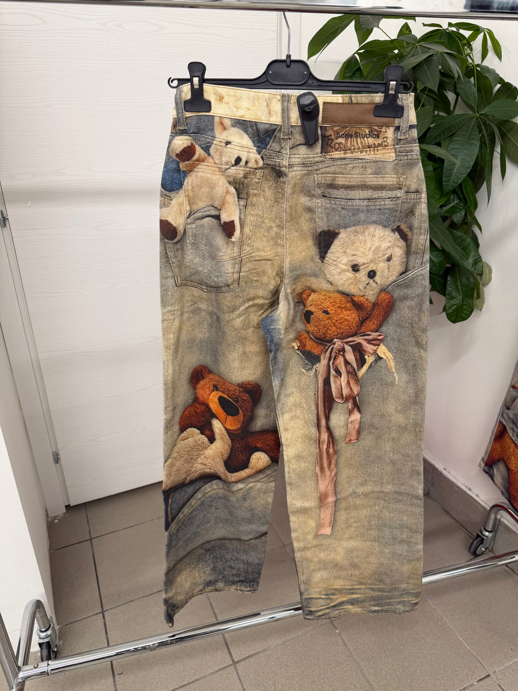 Jeans orsetto a palazzo FGD MODA