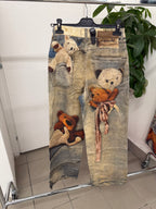 Jeans orsetto a palazzo FGD MODA