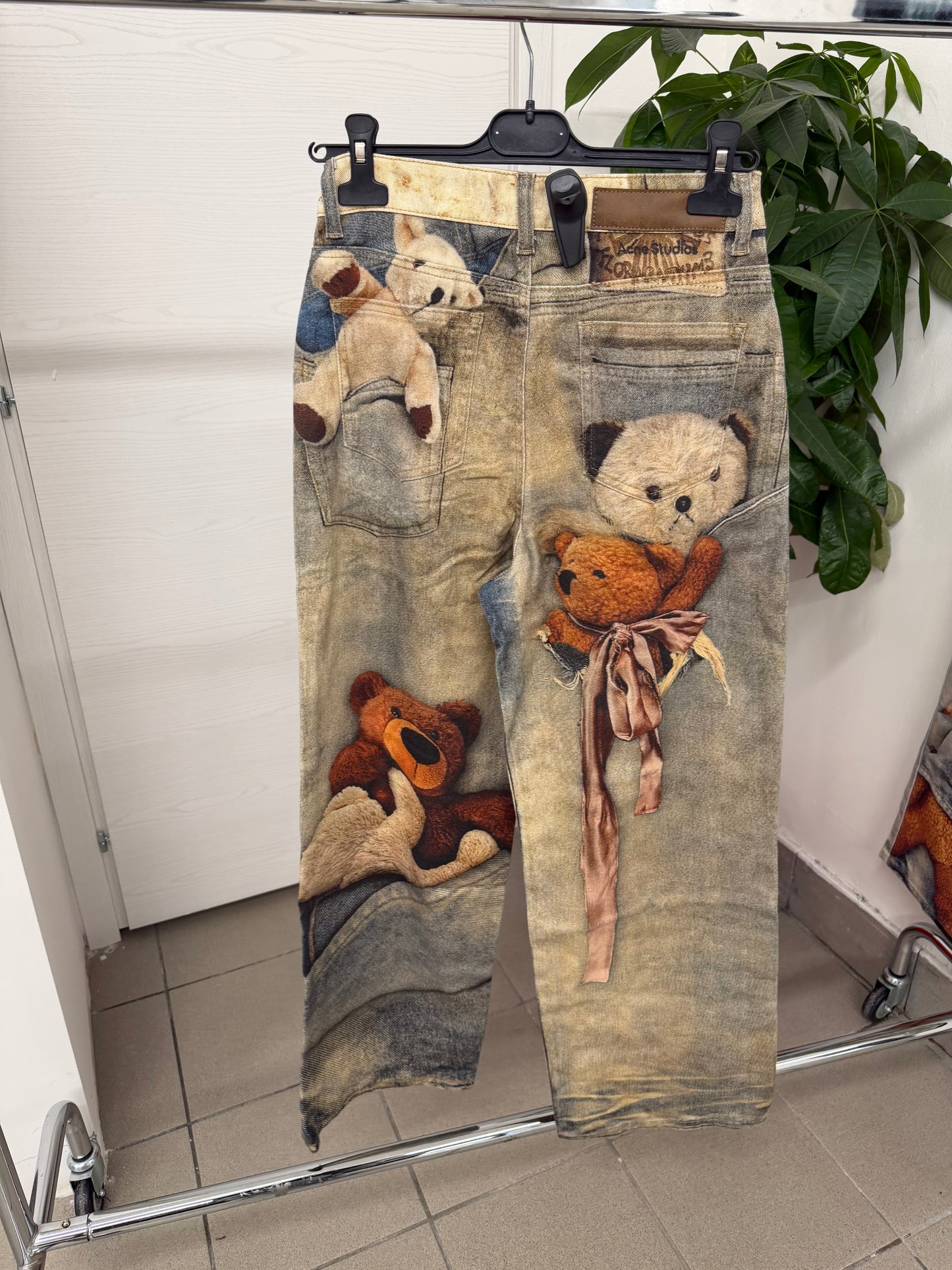 Jeans orsetto a palazzo FGD MODA