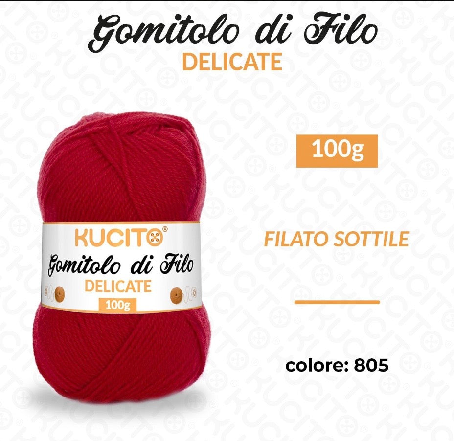 Gomitolo di filo DELICATE 100g FGD MODA