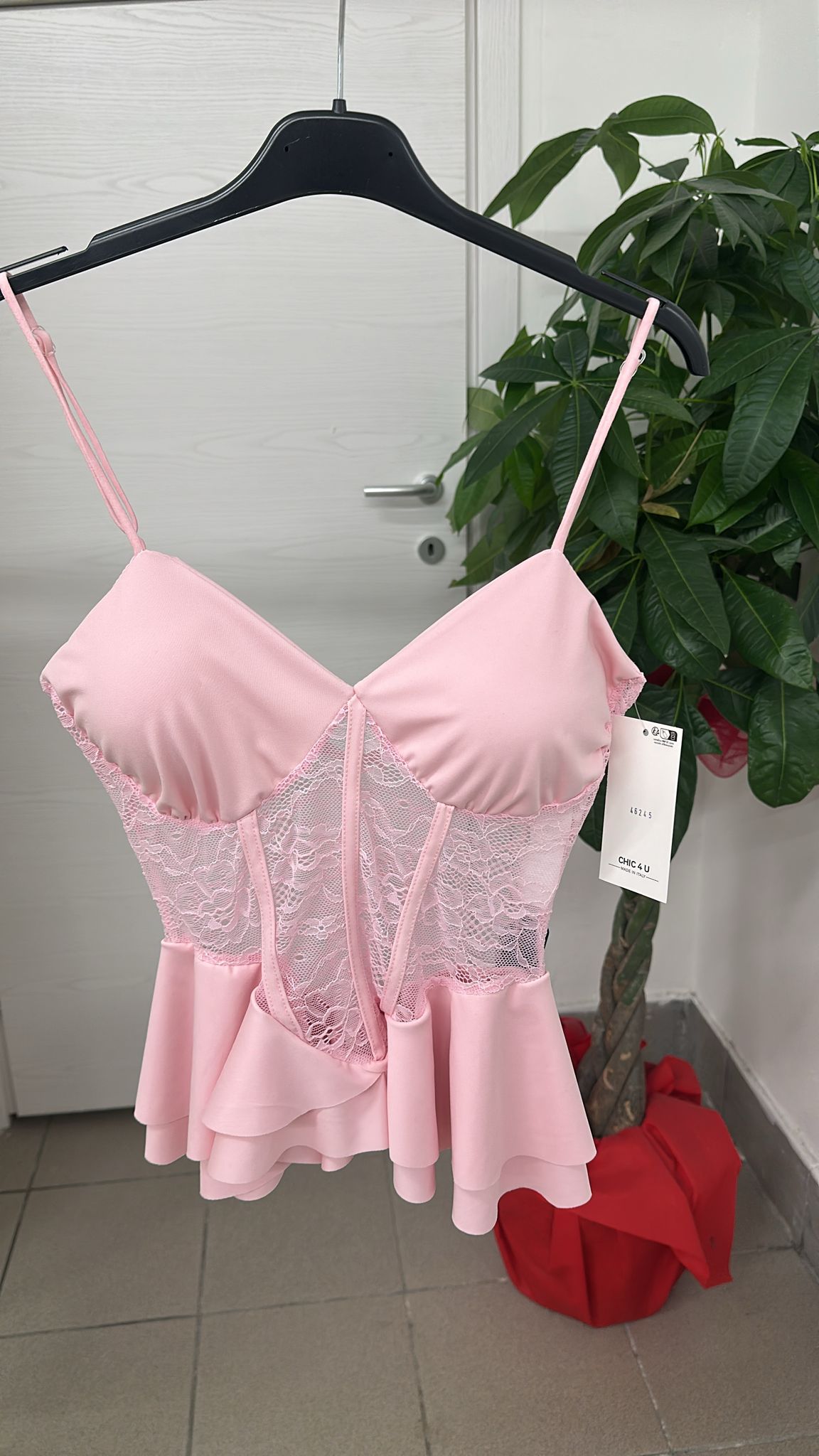 top pizzo lycra FGD MODA