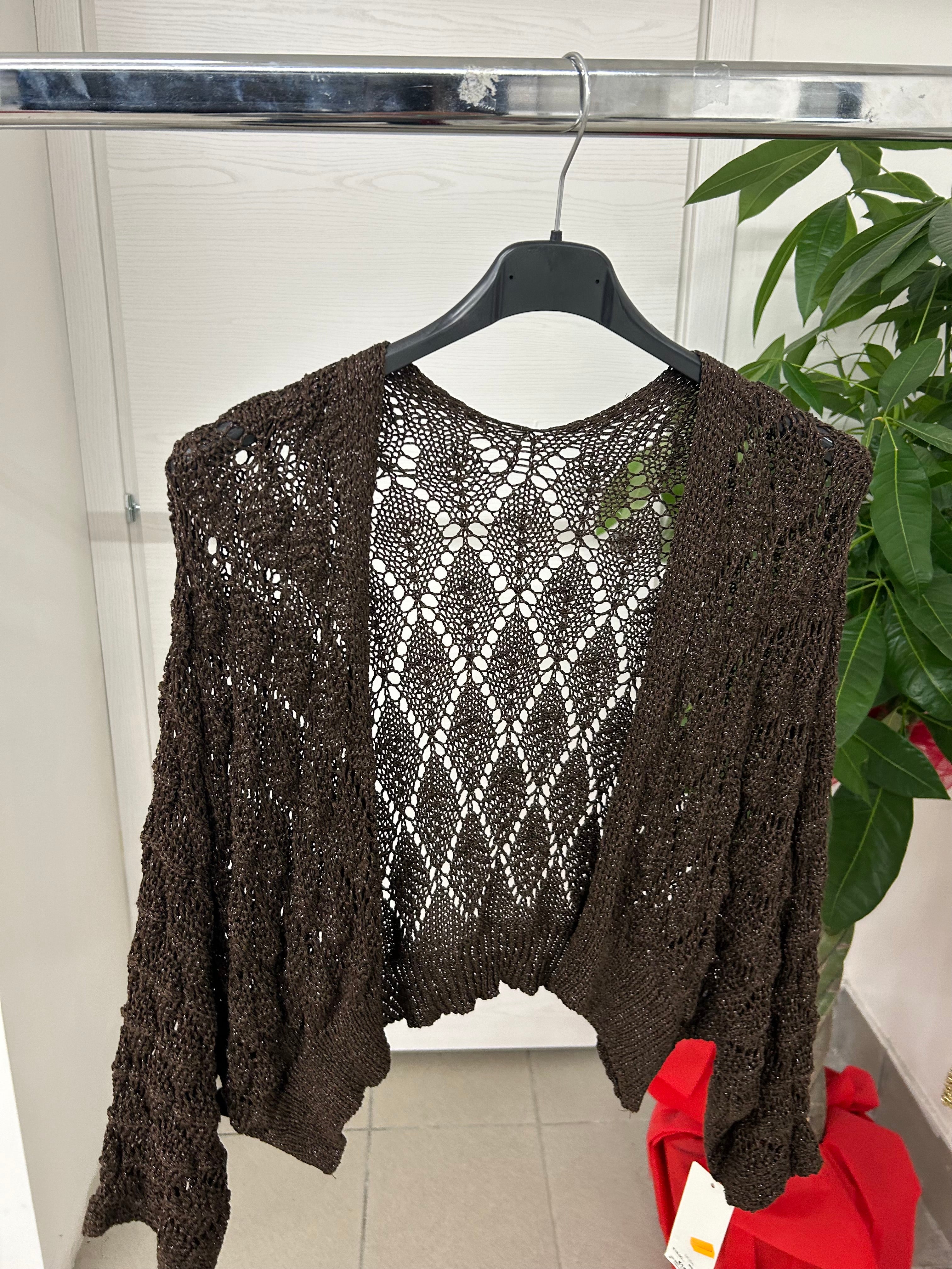 Coprispalle forato con lurex FGD MODA