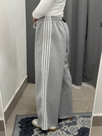 Pantaloni Tuta A Palazzo Con Strisce Laterali FGD MODA