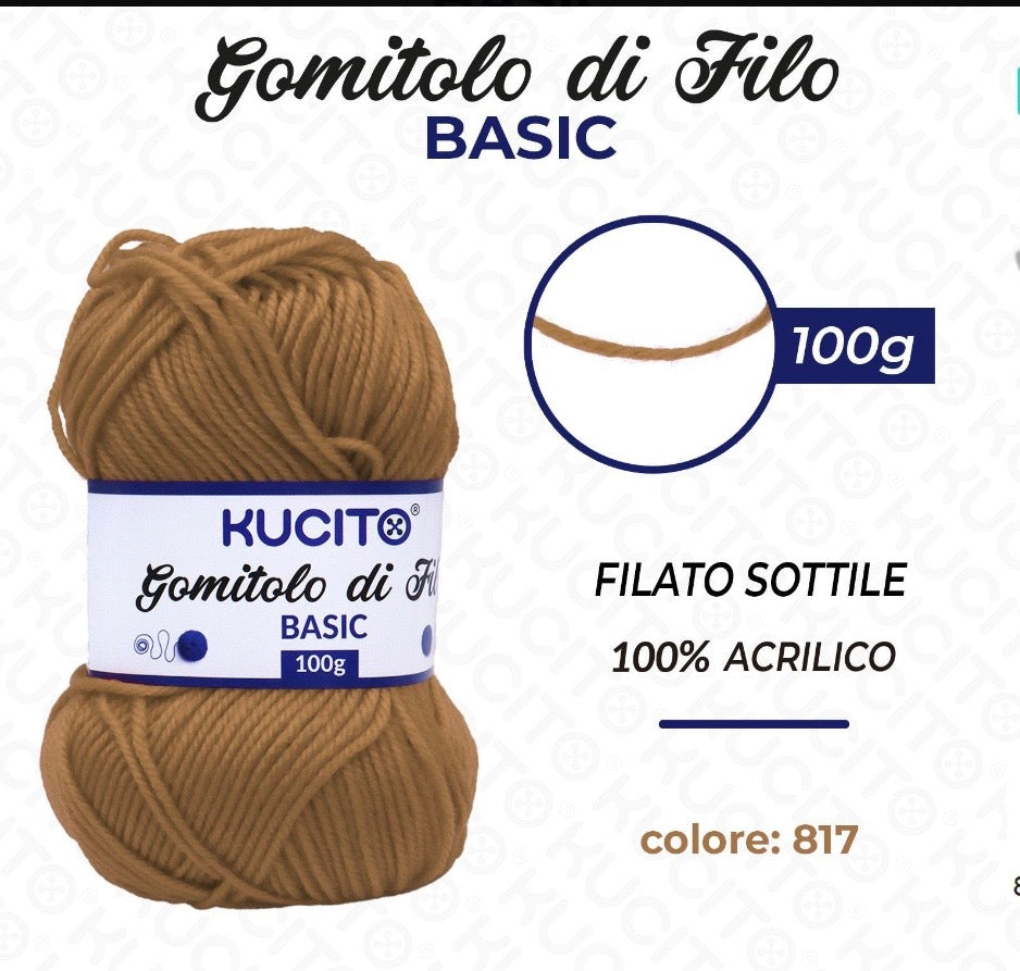 Gomitolo di filo BASIC 100g FGD MODA
