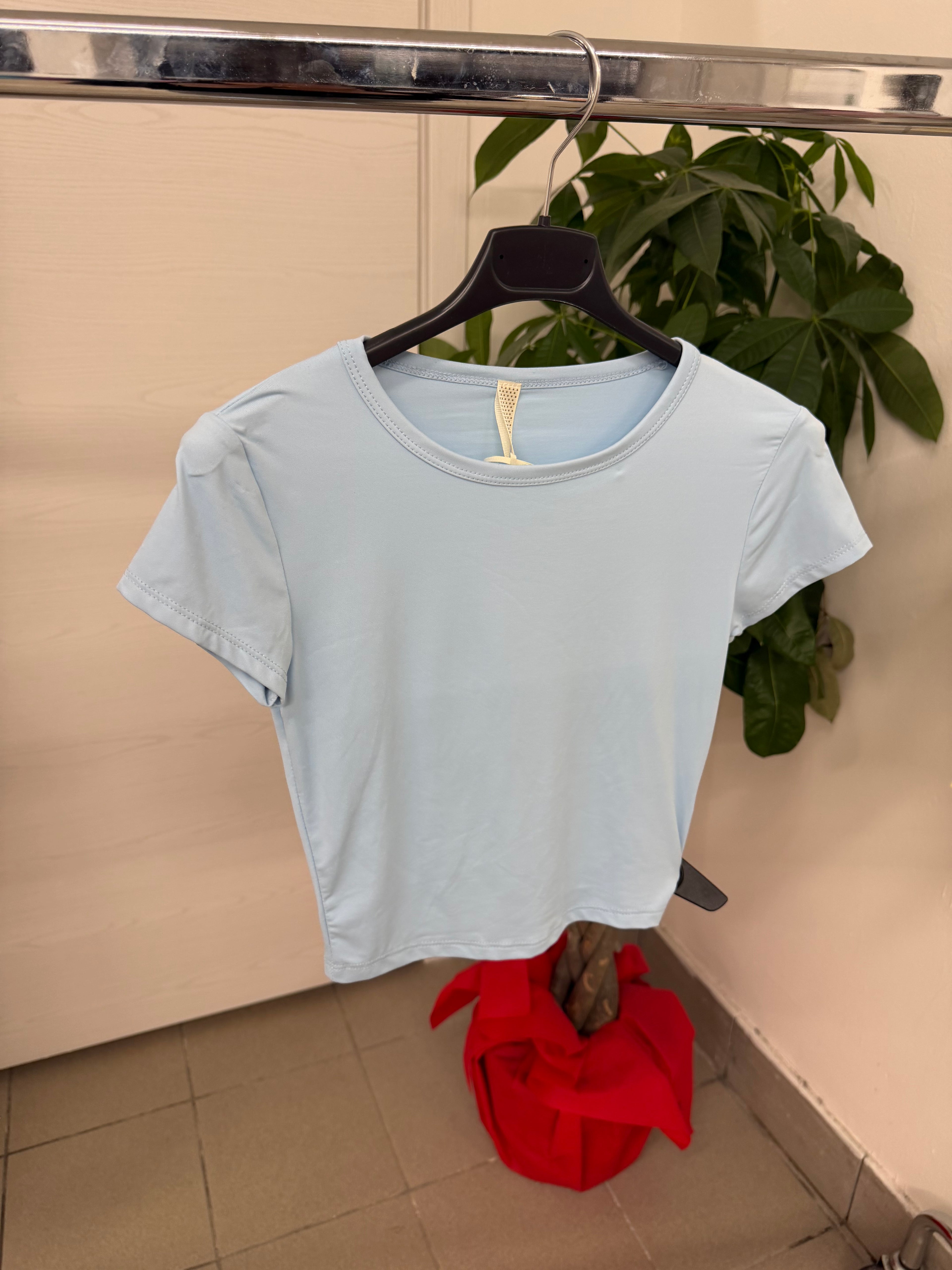 T-shirt crop lycra FGD MODA