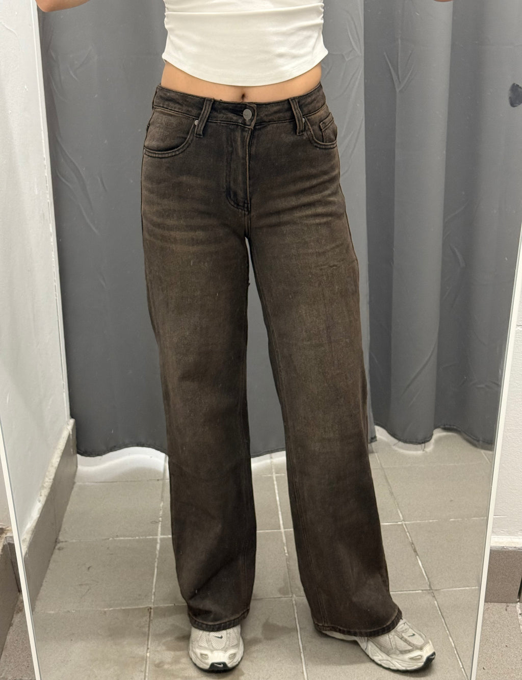 Jeans a Palazzo Effetto Vintage FX5363 FGD MODA