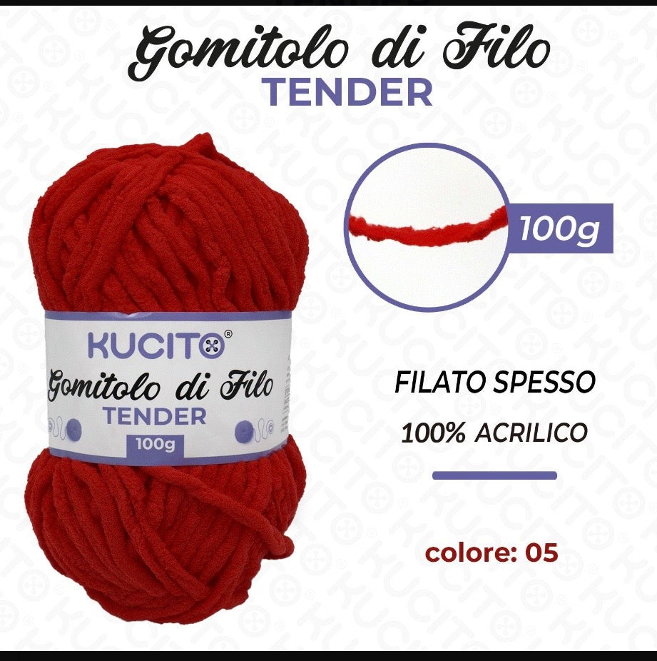 Gomitolo di filo TENDER 100g FGD MODA