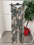 Set Coordinato Top e Pantaloni a Palazzo Animalier FGD MODA
