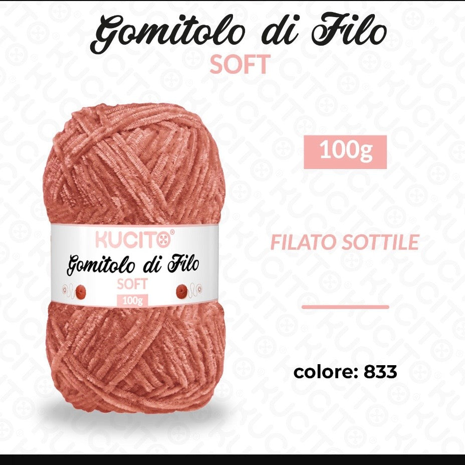 Gomitolo di filo SOFT 100g FGD MODA