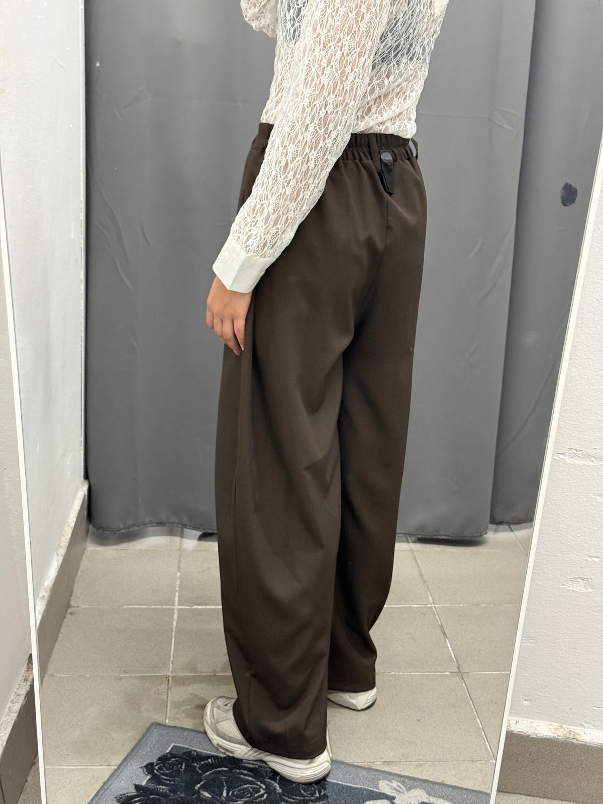 Pantaloni Barrel Tinta Unita FGD MODA