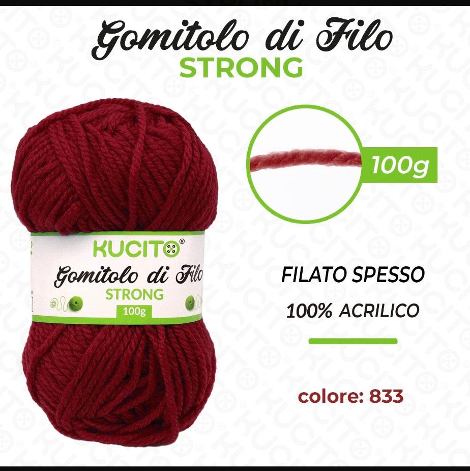 Gomitolo di filo STRONG 100g FGD MODA
