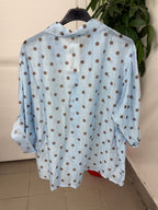 Camicia in tencel a pois FGD MODA