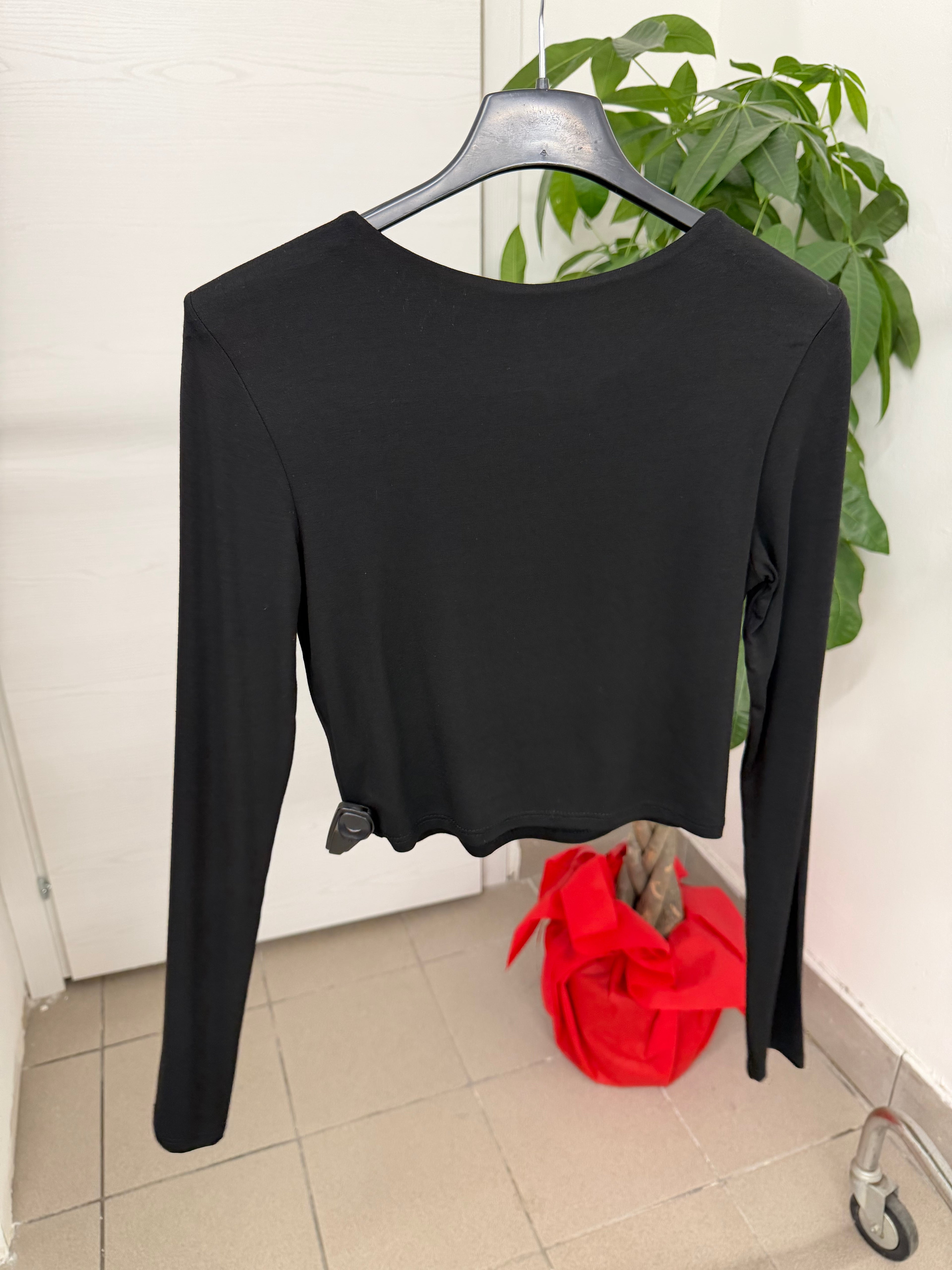 Maglietta viscosa crop FGD MODA