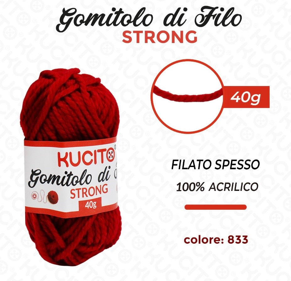 Gomitolo di filo STRONG 40g FGD MODA