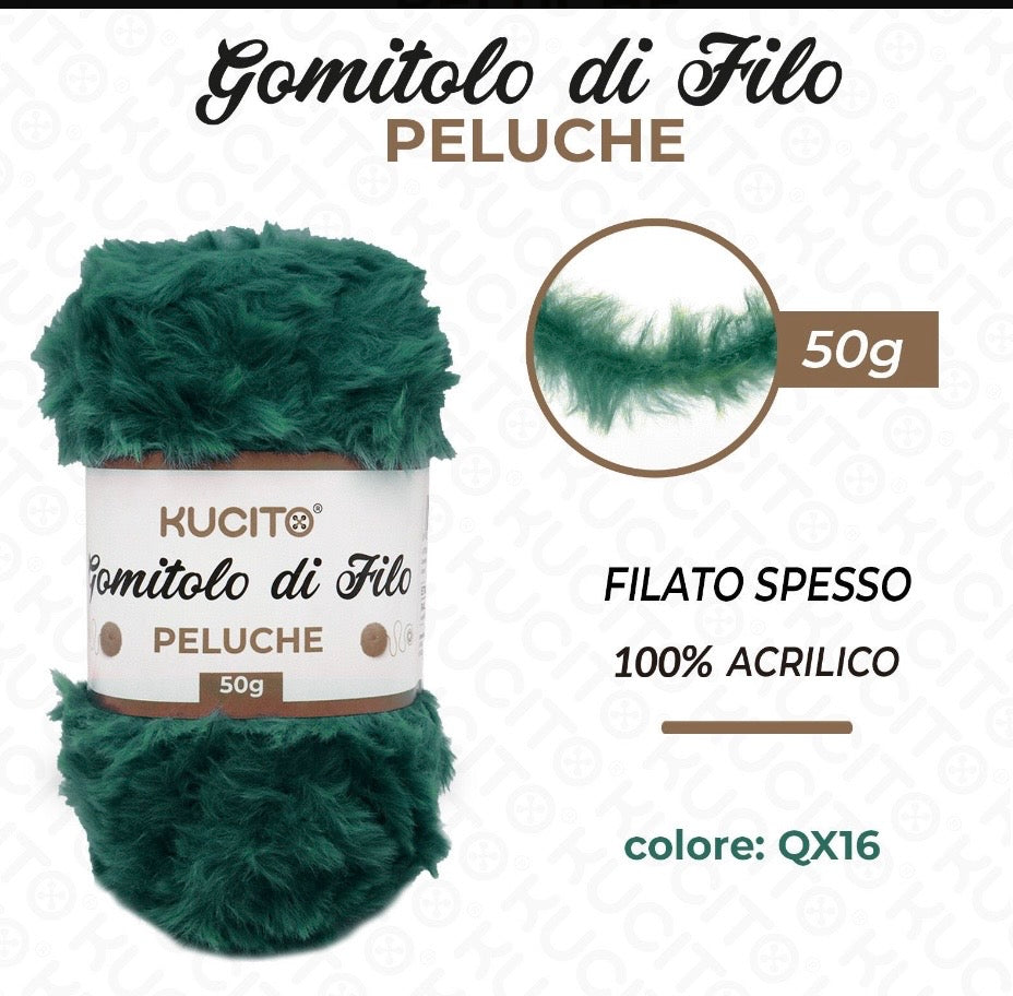 Gomitolo di filo PELUCHE 50g FGD MODA