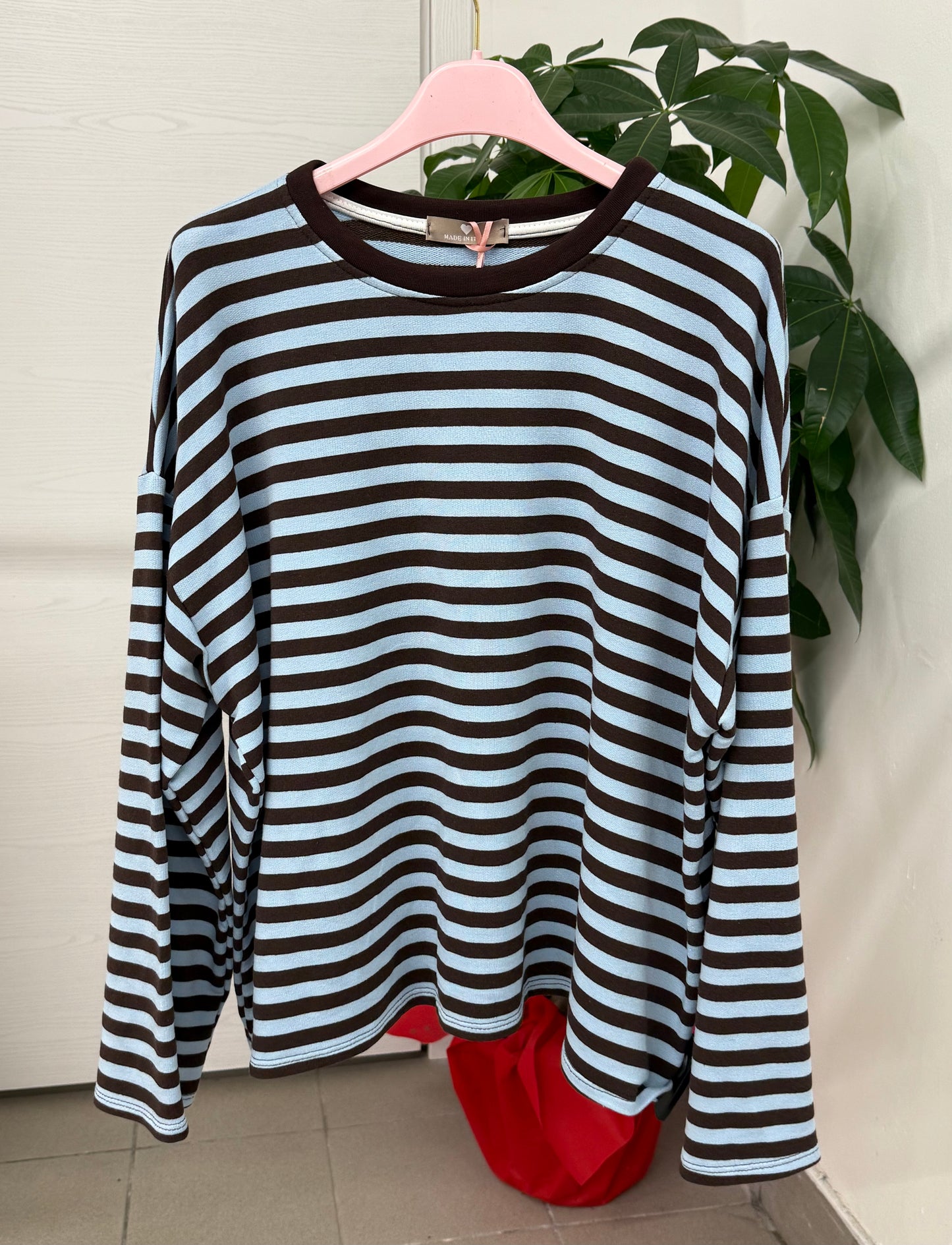 Maglia a righe over fit FGD MODA