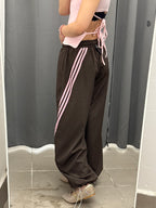 Pantaloni Balloon con Strisce Laterali FGD MODA