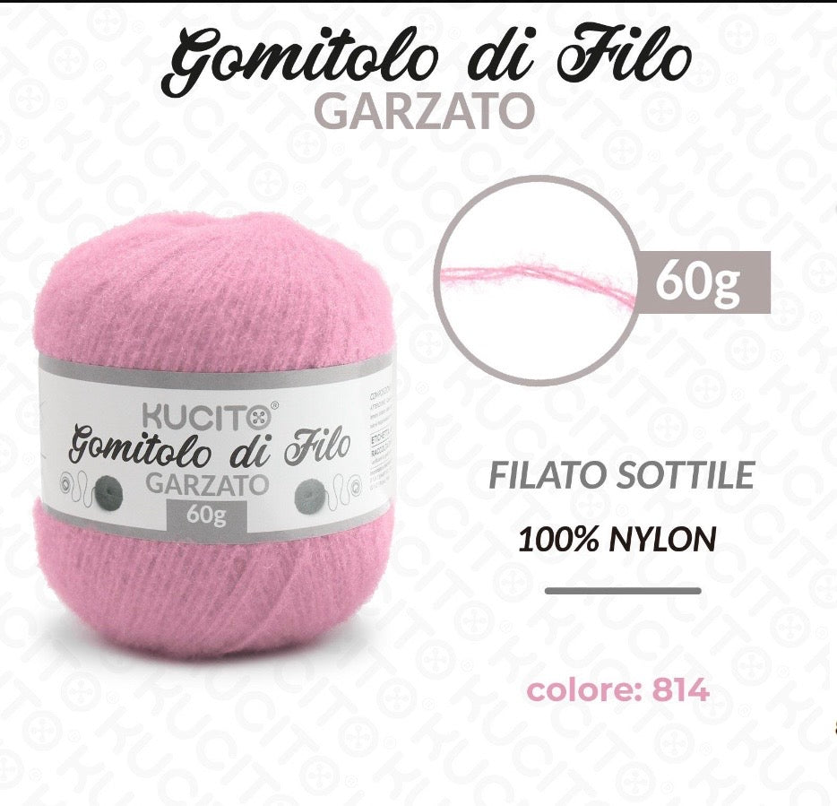 Gomitolo di filo GARZATO 60g FGD MODA