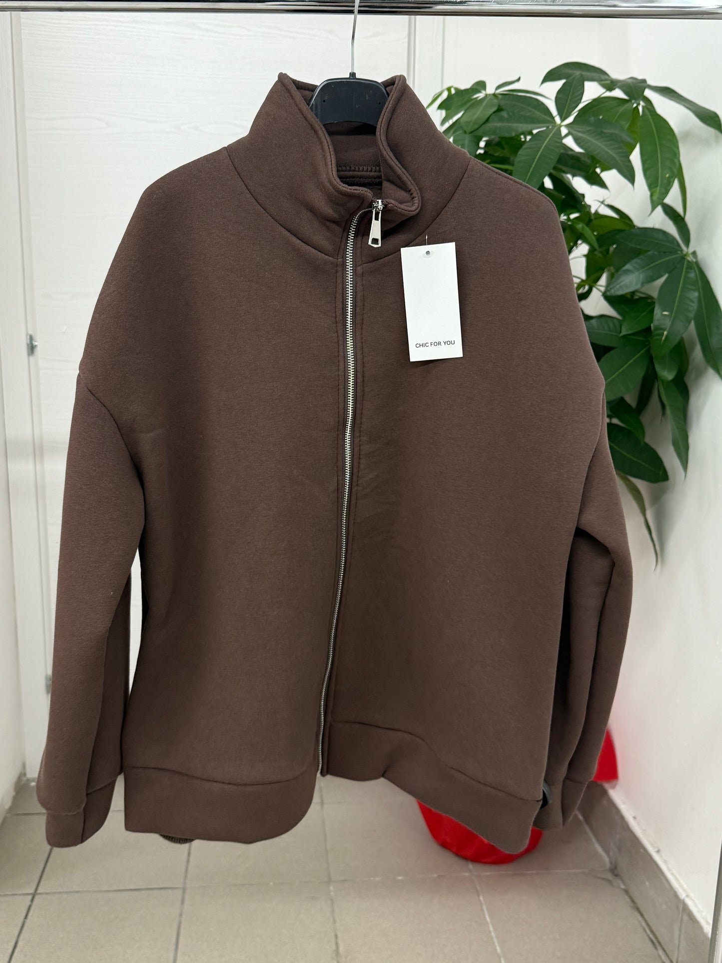 Giacca imbottita con strisce laterali con tasche FGD MODA