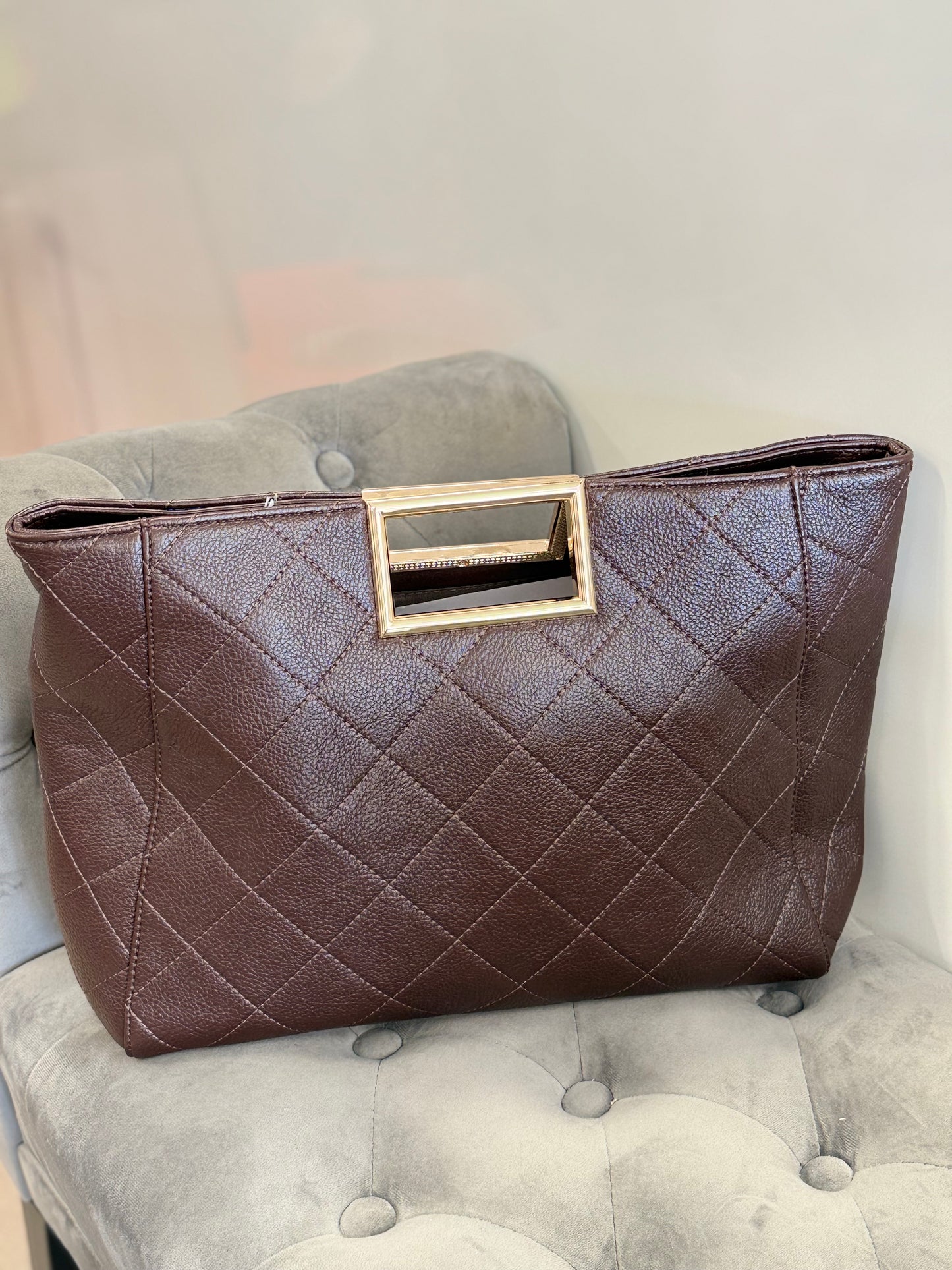 Borsa con chiusura magnetica con borsellino interno e tracolla