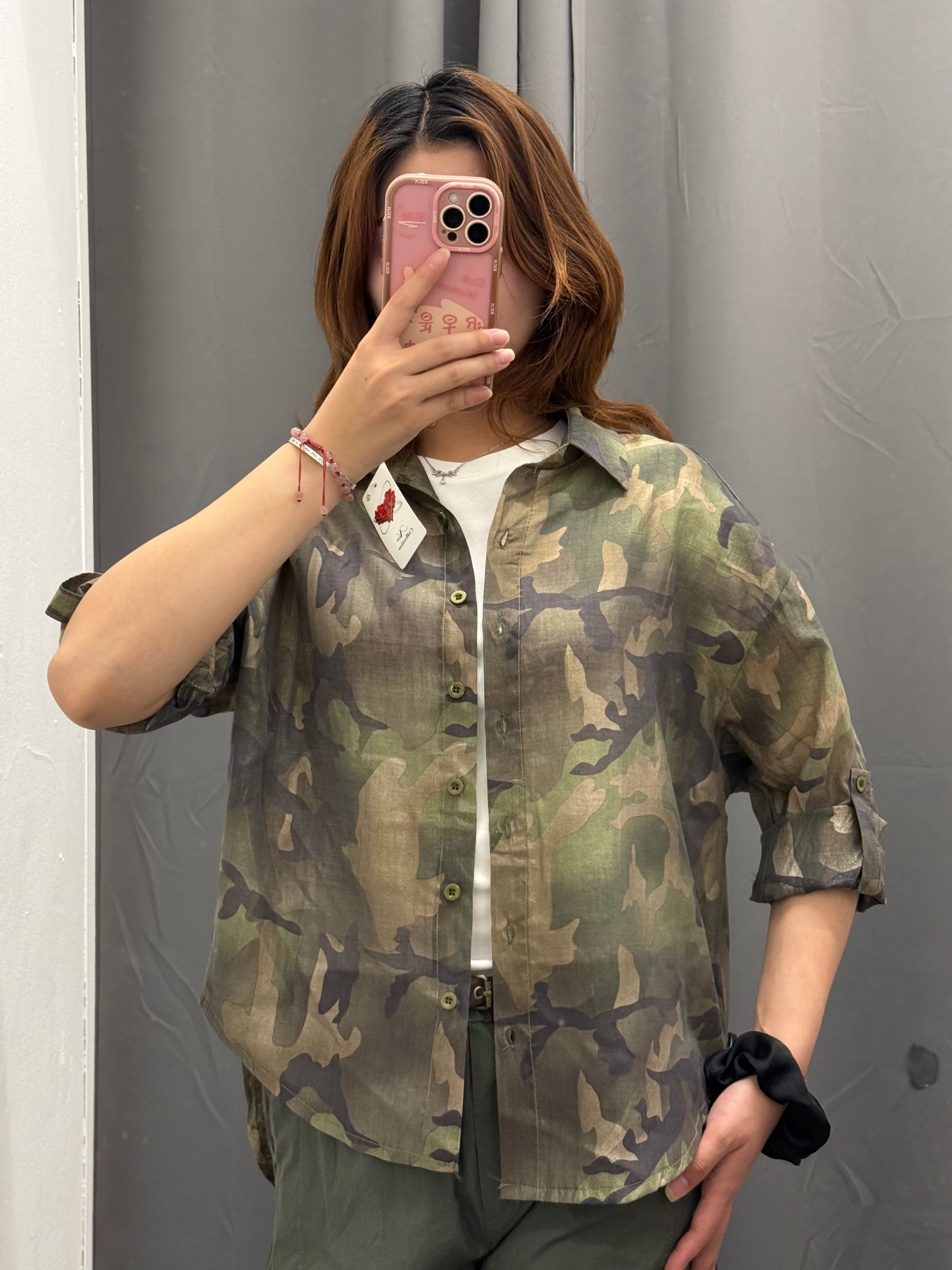 Camicia in seta militare FGD MODA