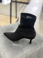 Stivaletti In Camoscio A Calzino A Punta Tacco 7cm WS228 FGD MODA