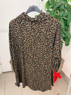 Camicia in viscosa leopardata FGD MODA