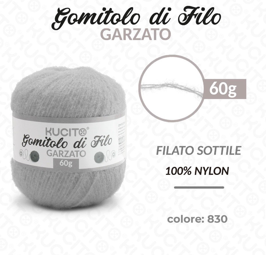 Gomitolo di filo GARZATO 60g FGD MODA
