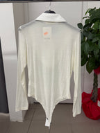 Body semitrasparente con finta camicia FGD MODA