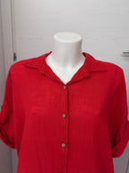 Blusa con bordo sangallo FGD MODA