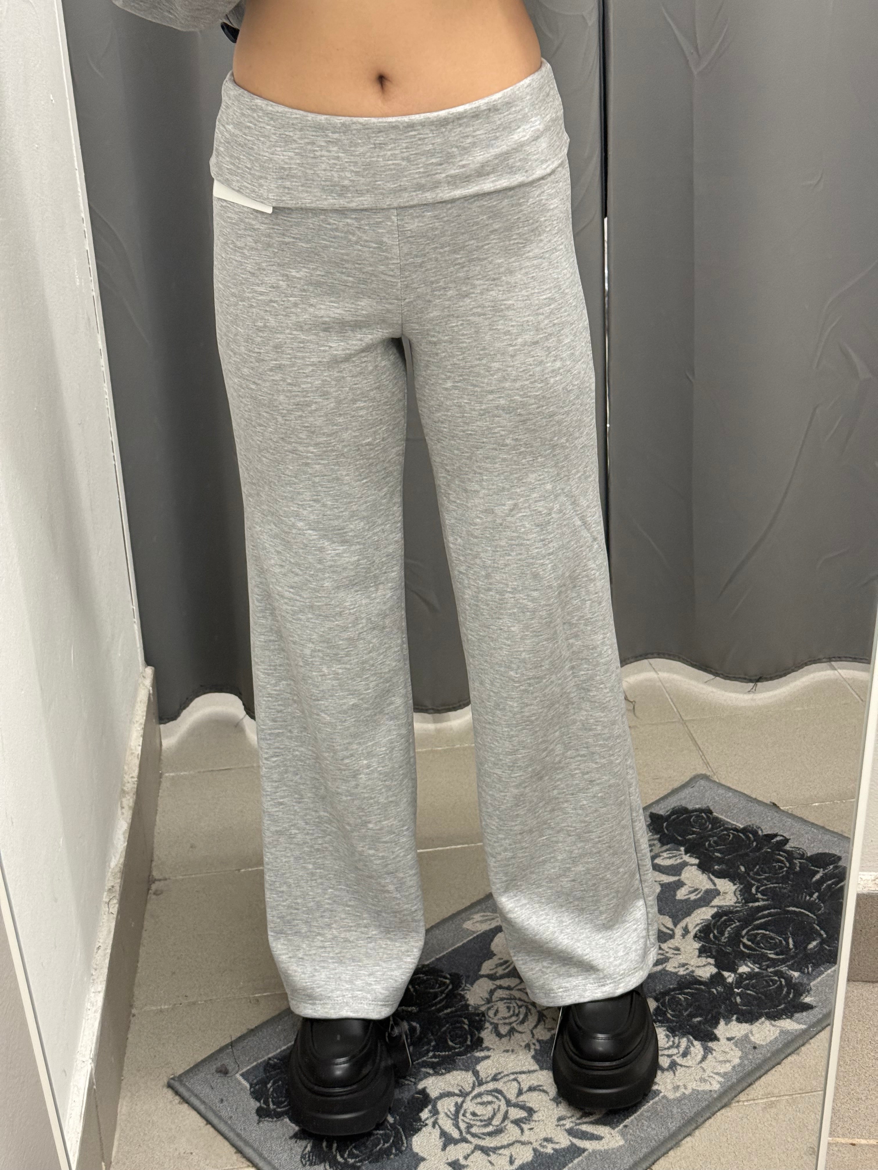 Pantaloni a palazzo con banda alta FGD MODA