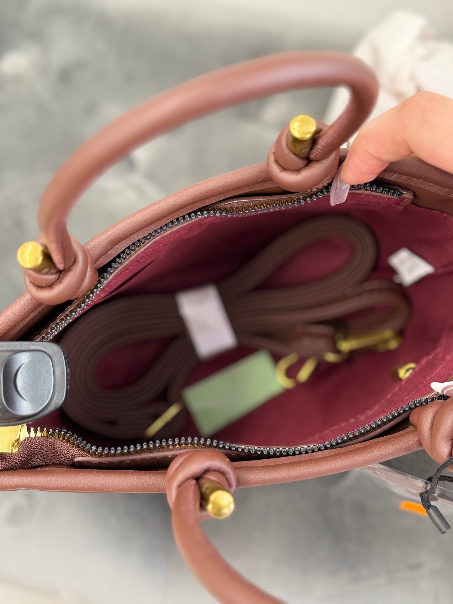 Borsa a secchiello con tracolla Small