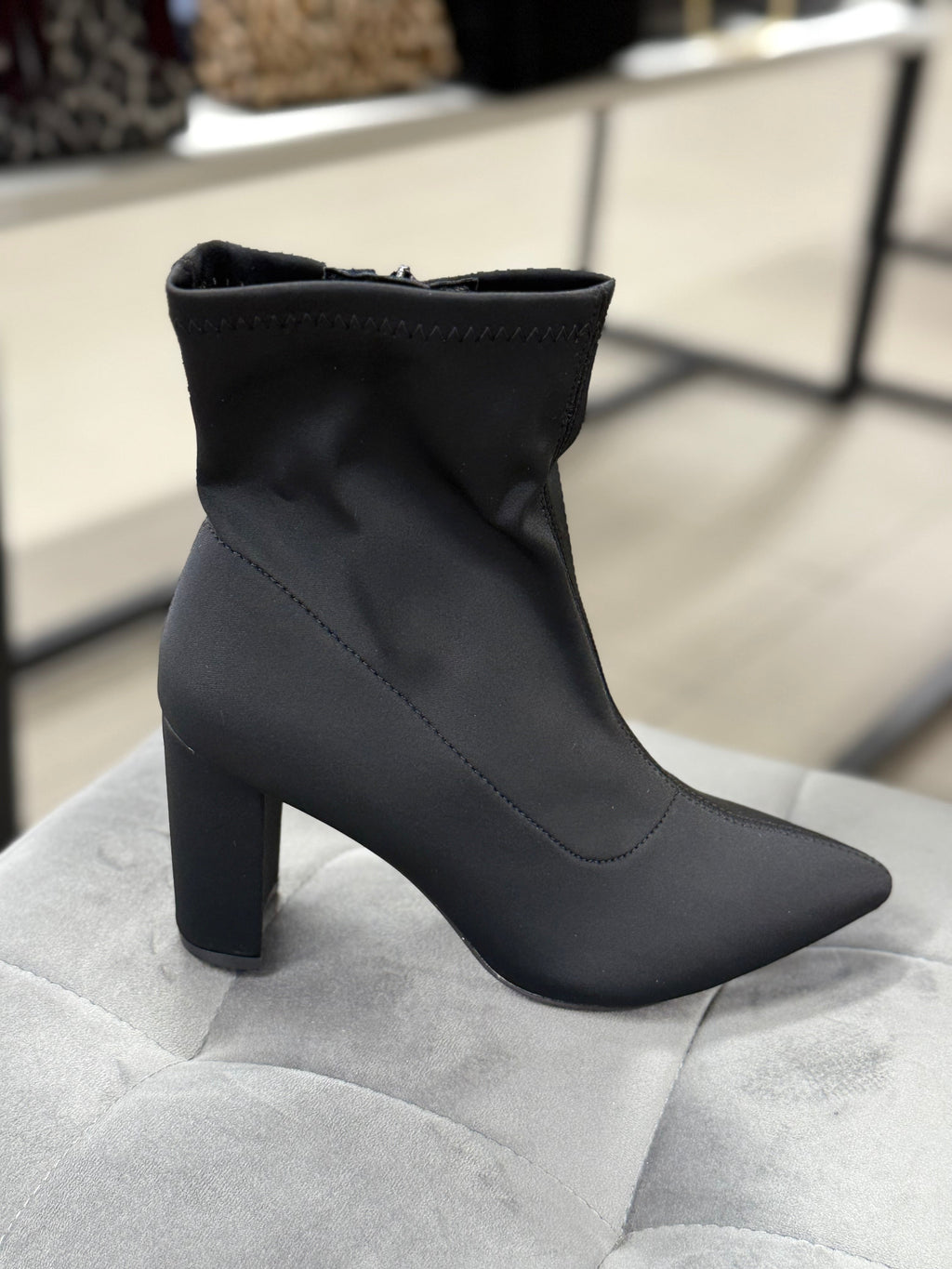 Stivaletti in nylon tacco 10cm FGD MODA