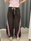 Pantaloni Balloon con Strisce Laterali FGD MODA