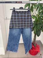 Jeans A Palazzo Con Camicia FGD MODA