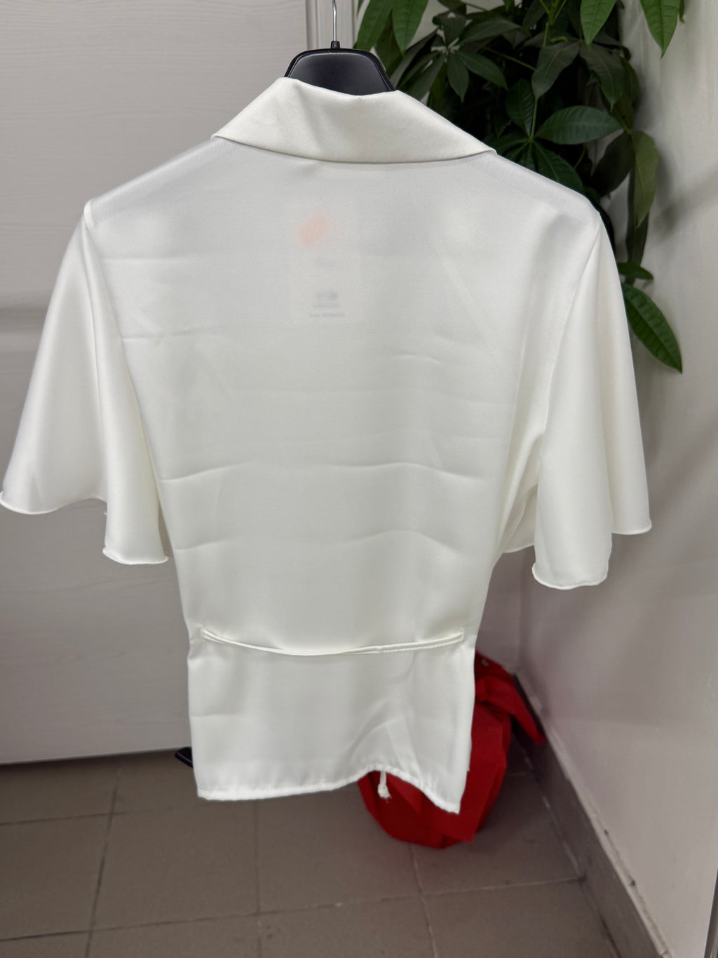 Camicia effetto raso con cinta FGD MODA