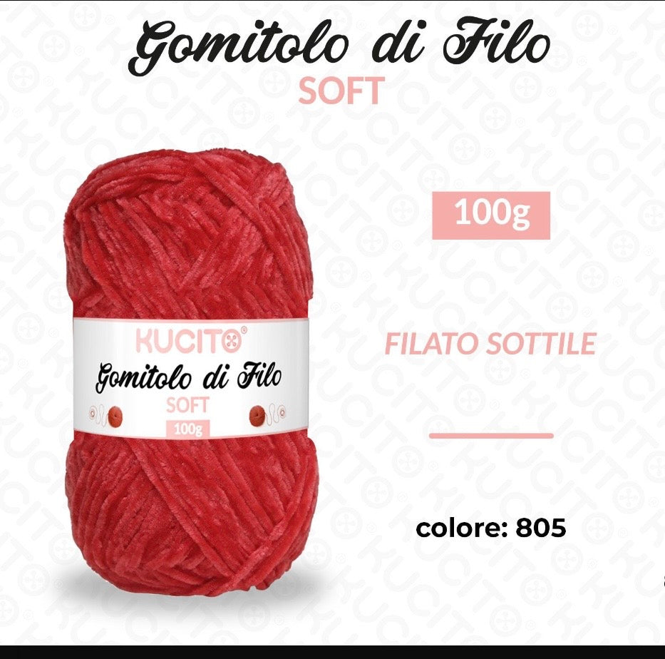 Gomitolo di filo SOFT 100g FGD MODA