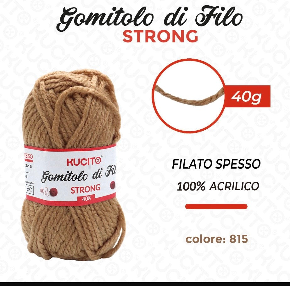 Gomitolo di filo STRONG 40g FGD MODA