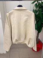 Giacca bomber in camoscio FGD MODA
