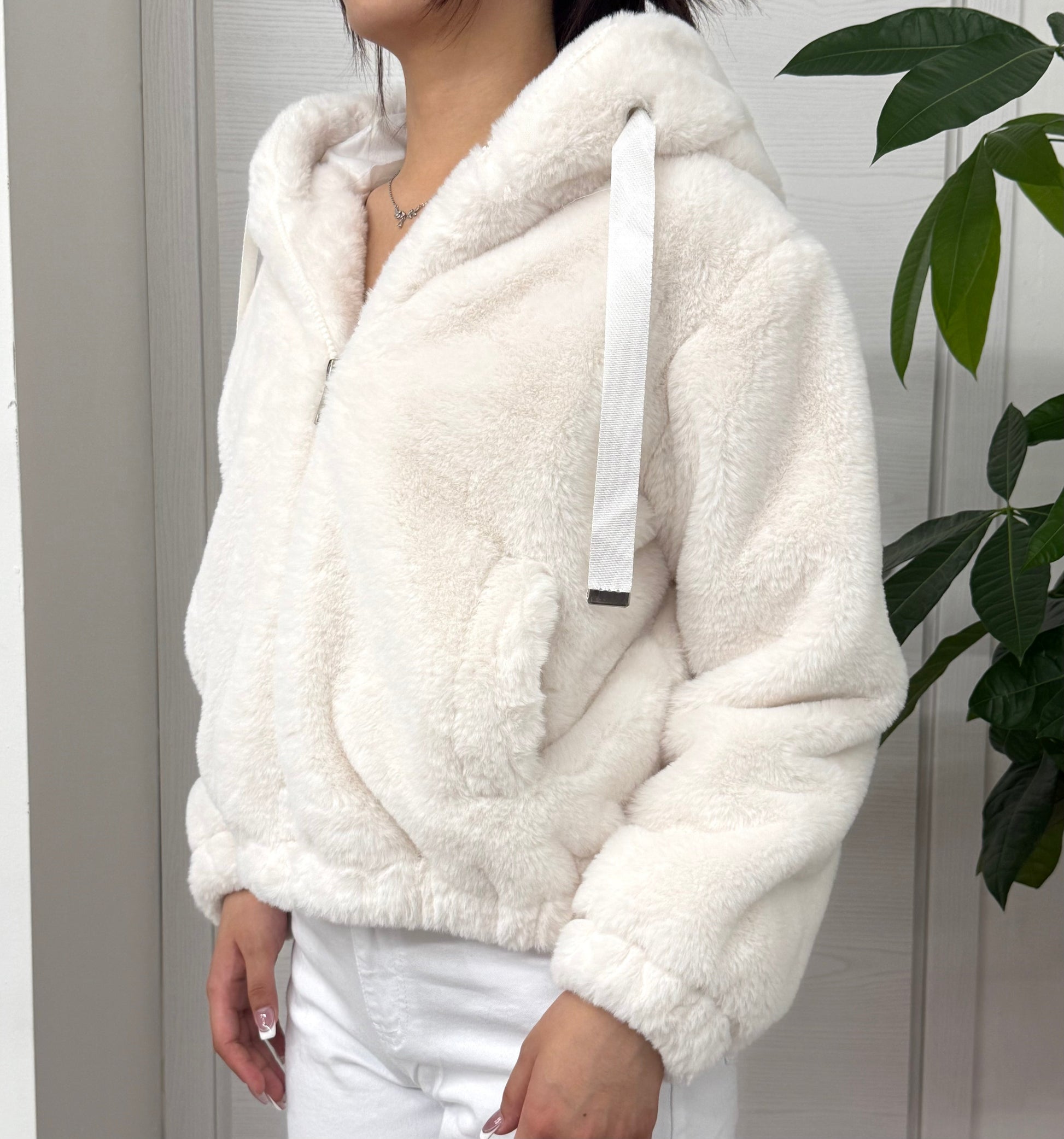 Cappotto a pelliccia FGD MODA
