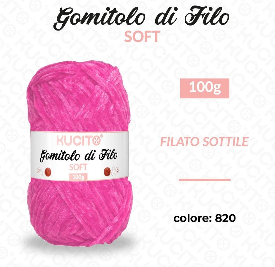 Gomitolo di filo SOFT 100g FGD MODA