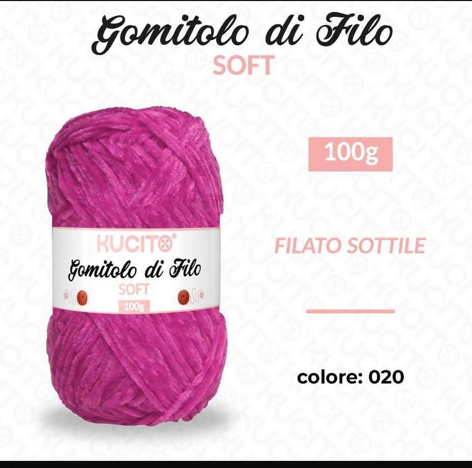 Gomitolo di filo SOFT 100g FGD MODA