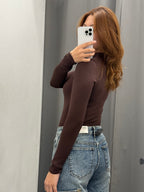 Body A Costine Con Zip FGD MODA