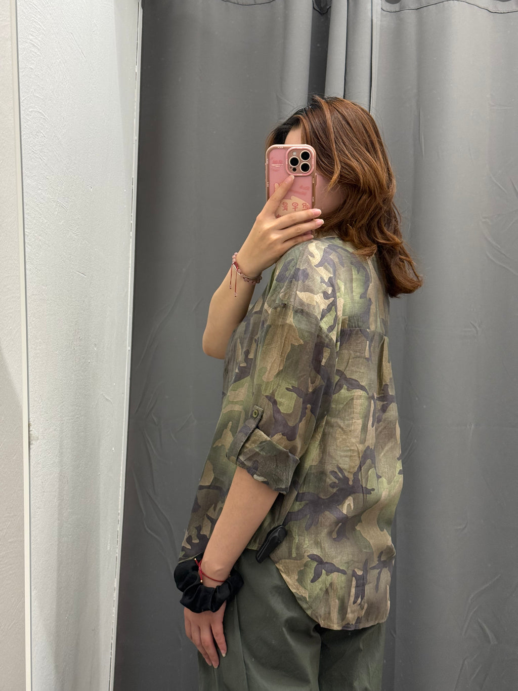Camicia in seta militare FGD MODA