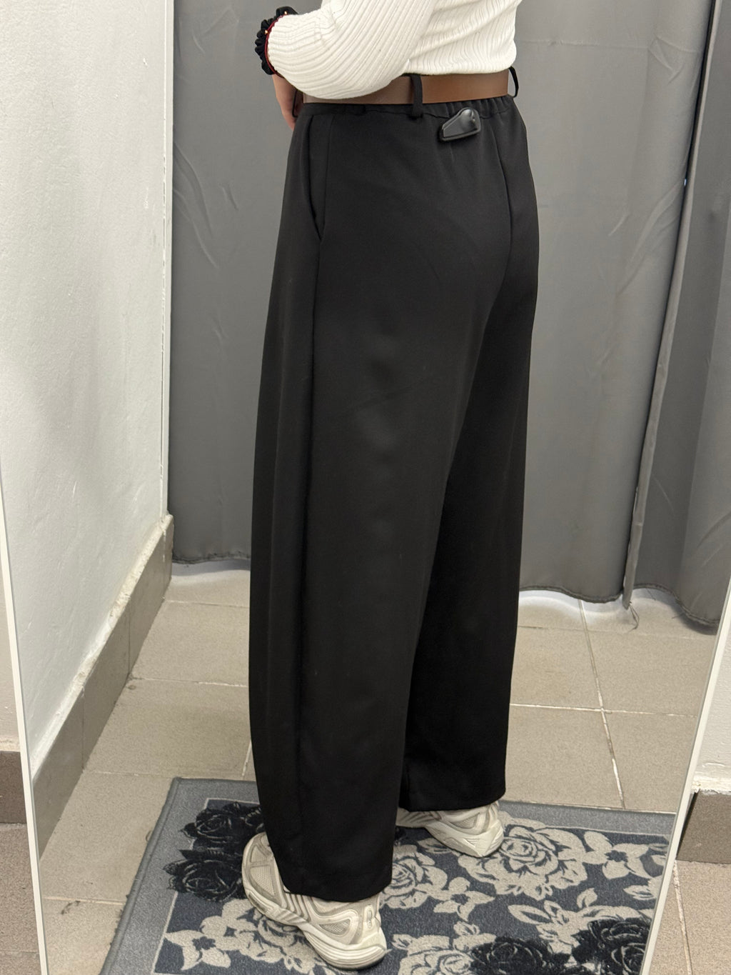 Pantaloni Balloon Con Pence Con Cinta FGD MODA