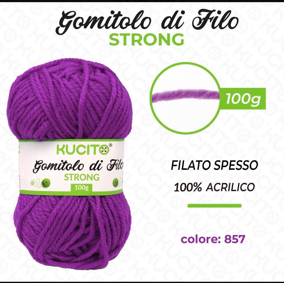 Gomitolo di filo STRONG 100g FGD MODA