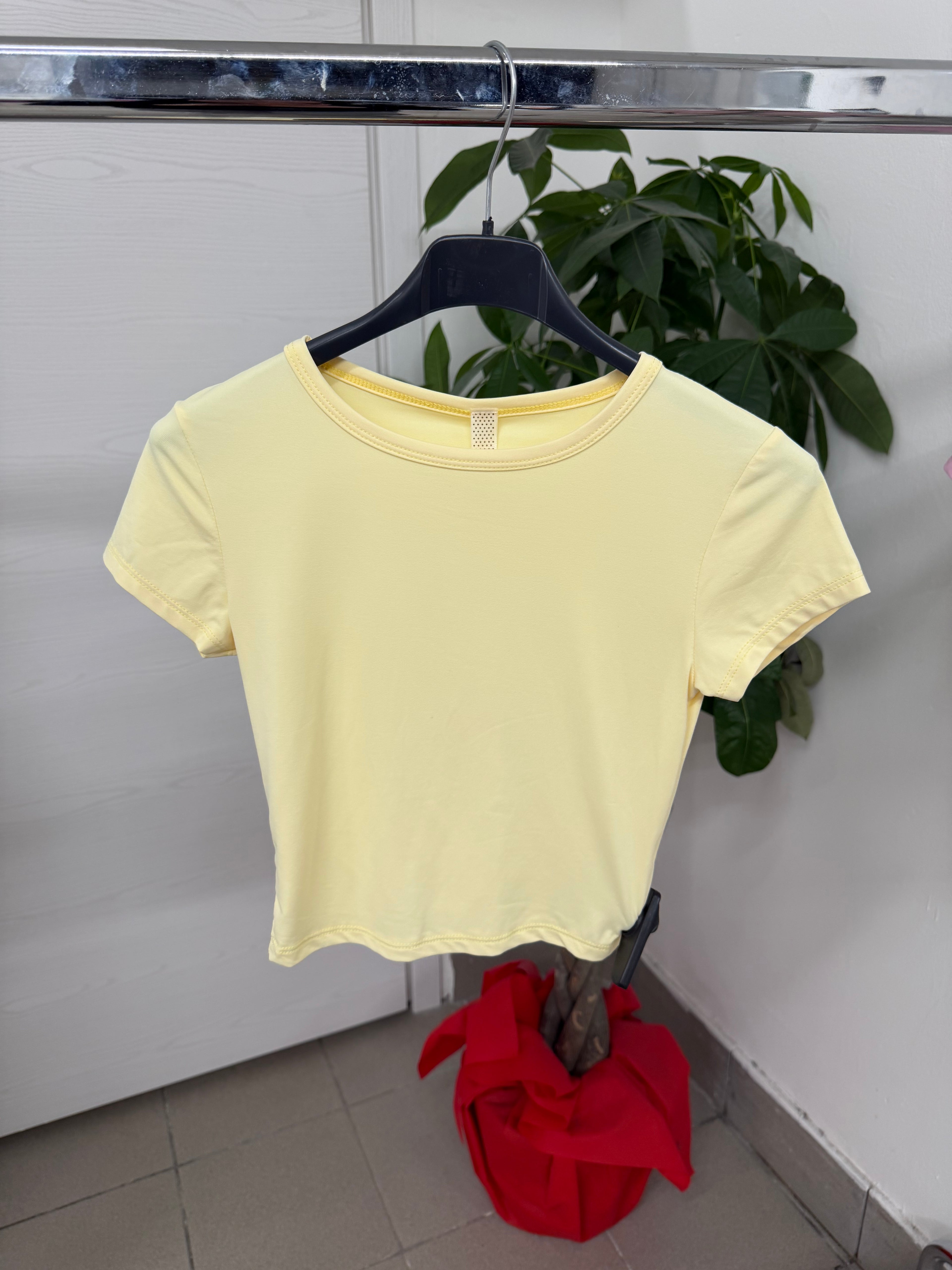 T-shirt crop lycra FGD MODA