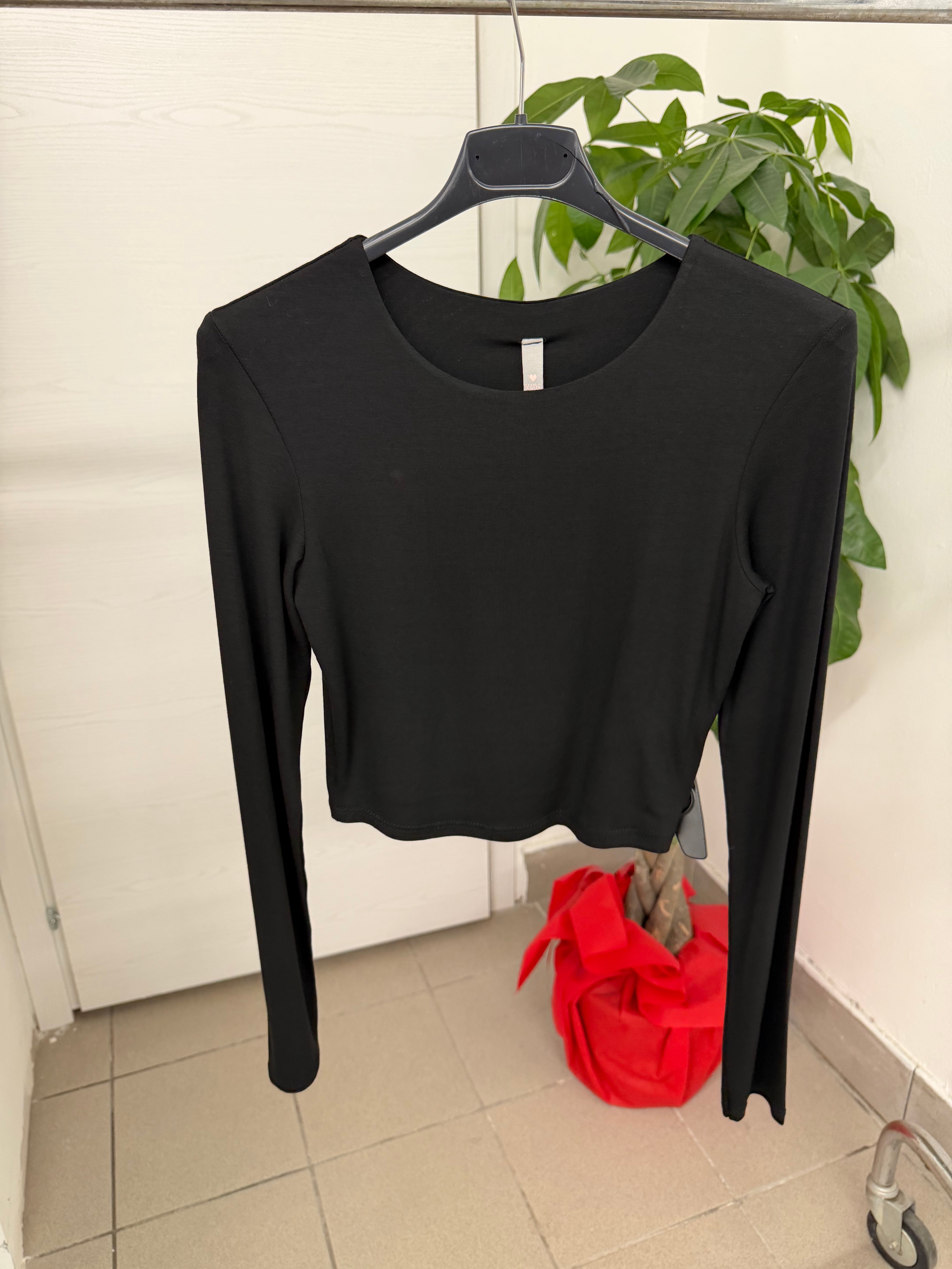 Maglietta viscosa crop FGD MODA
